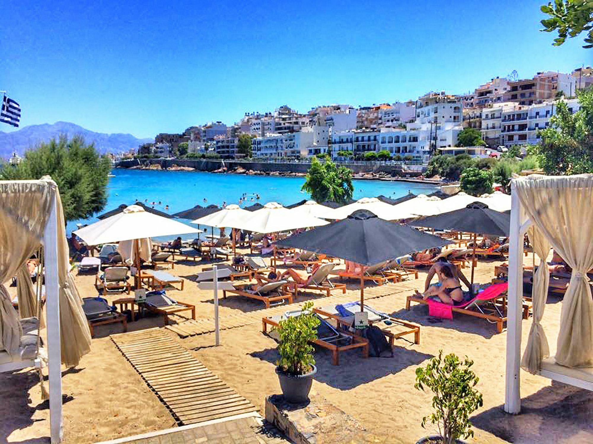 Cretan Ivory Villa Agios Nikolaos Buitenkant foto